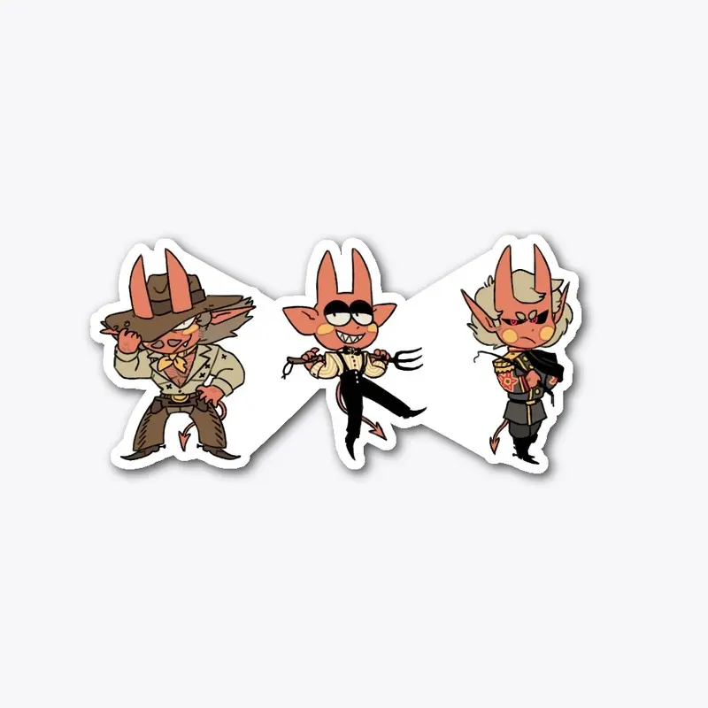 Devil Sticker Set 